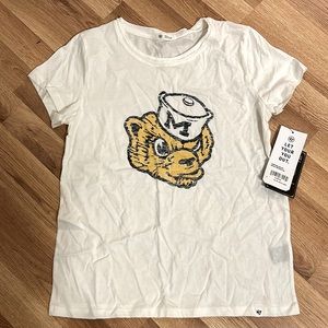 New with tags! Michigan Wolverine shirt sz M